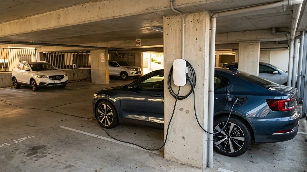 Brisbane ev charger installation detail relevant to "Can you install an EV charger in a Brisbane apartment without body corporate drama?"
