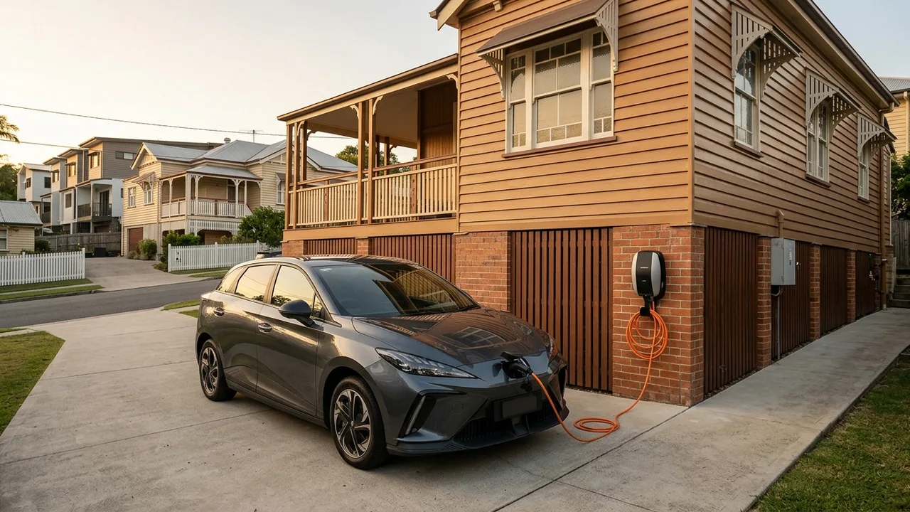 Brisbane ev charger installation context shot for "What drives the cost of EV charger installation in Brisbane's inner south?"