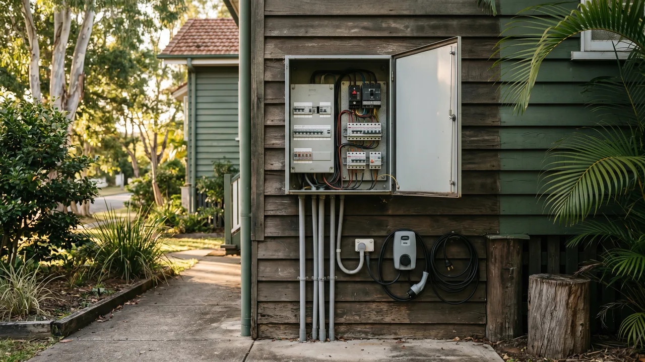 Three-Phase Power Upgrade for EV Charging in Coorparoo